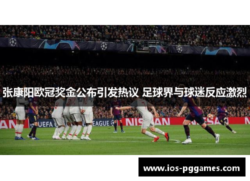 张康阳欧冠奖金公布引发热议 足球界与球迷反应激烈